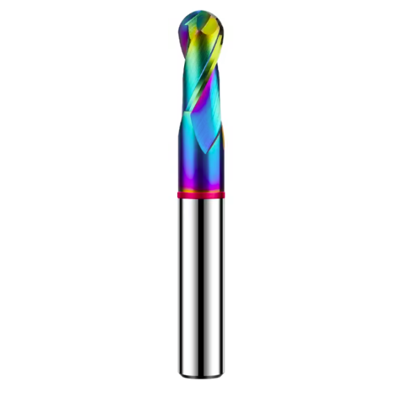 [DMS-000200] DMS End Mill Ballnose 2 Flute DLC (R1.5x06Cx4Dx50L)