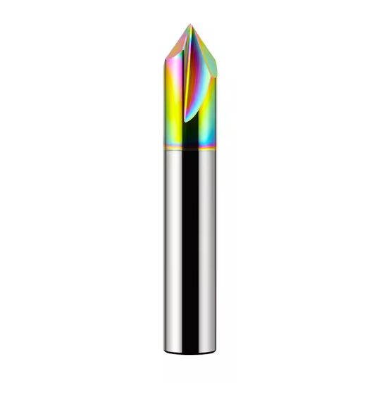 [DMS-000205] DMS End Mill Chamfer 90 3 Flute DLC (3.0x3Dx50L)
