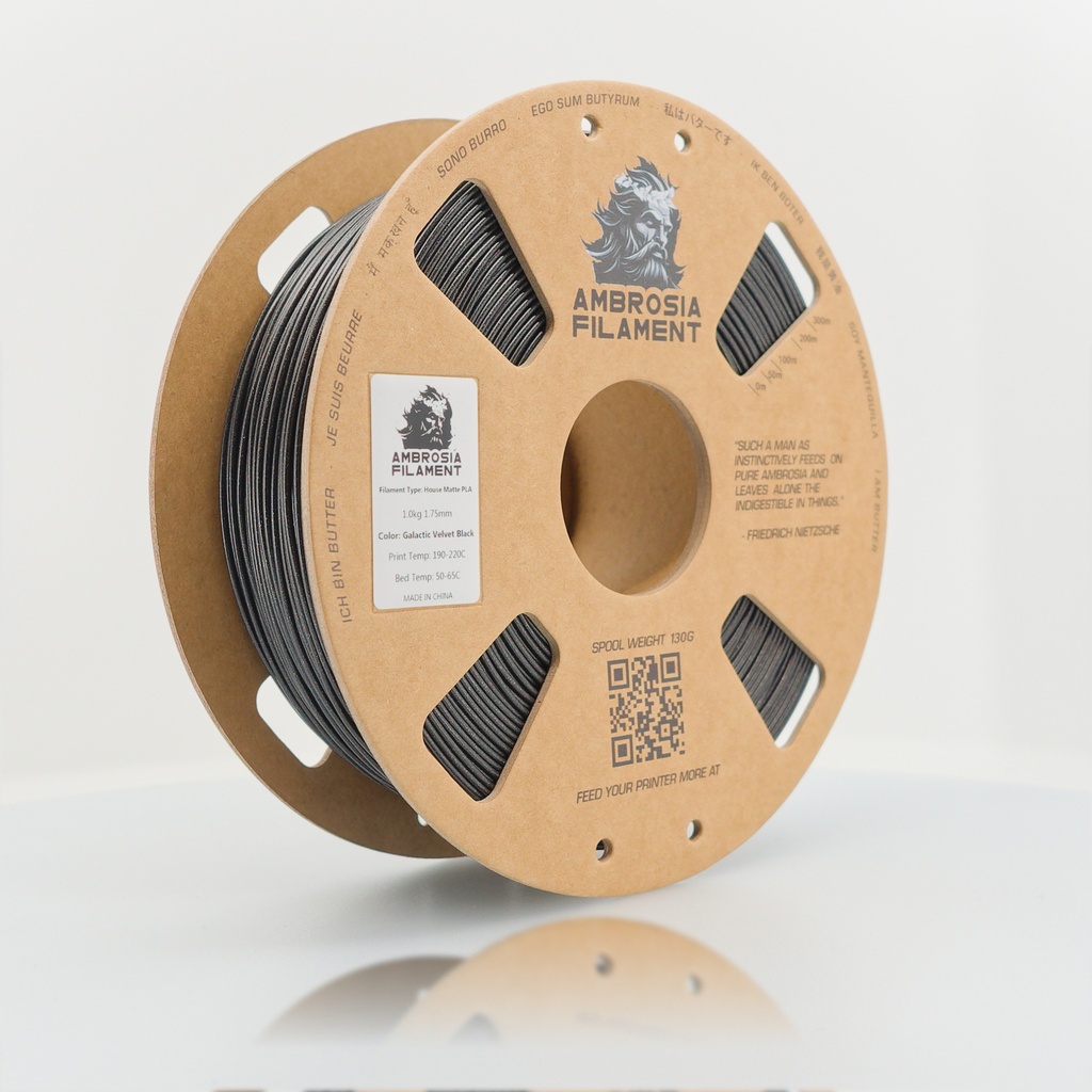 [DMS-000385] West3D AMBROSIA Galactic (Sparkle) PLA Filament 1KG  (Galactic Planetary Blue)